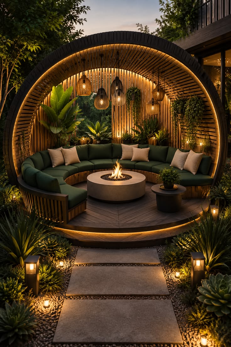 Outdoor ambience design